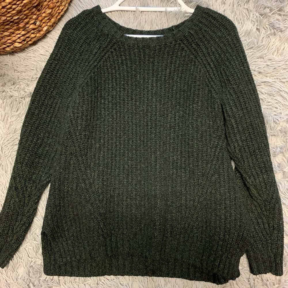 Green sweater